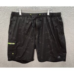 ZeroXposur Swim Trunks Mens XXL 2XL Black Shorts Resort Wear Beach Surfer Skater